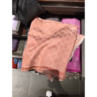 全新正品 Gucci 大方巾 披肩 圍巾
