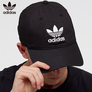 【GSELECT】Adidas original caps 愛迪達 三葉草 老帽 黑 白 粉紅 灰 酒紅 軍綠 卡其