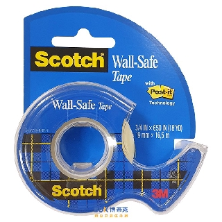 3M 臺灣 Scotch 可再貼護表面膠帶(含膠臺) Cat.183