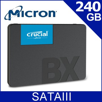 (全新) 美光Micron Crucial BX500 240GB SATAⅢ固態硬碟 256g 240g