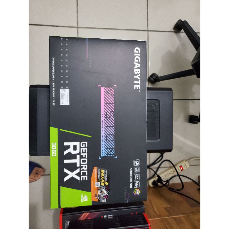 （全新無發票）2/28 原價屋購買 技嘉 RTX3060 VISION 12G 顯示卡