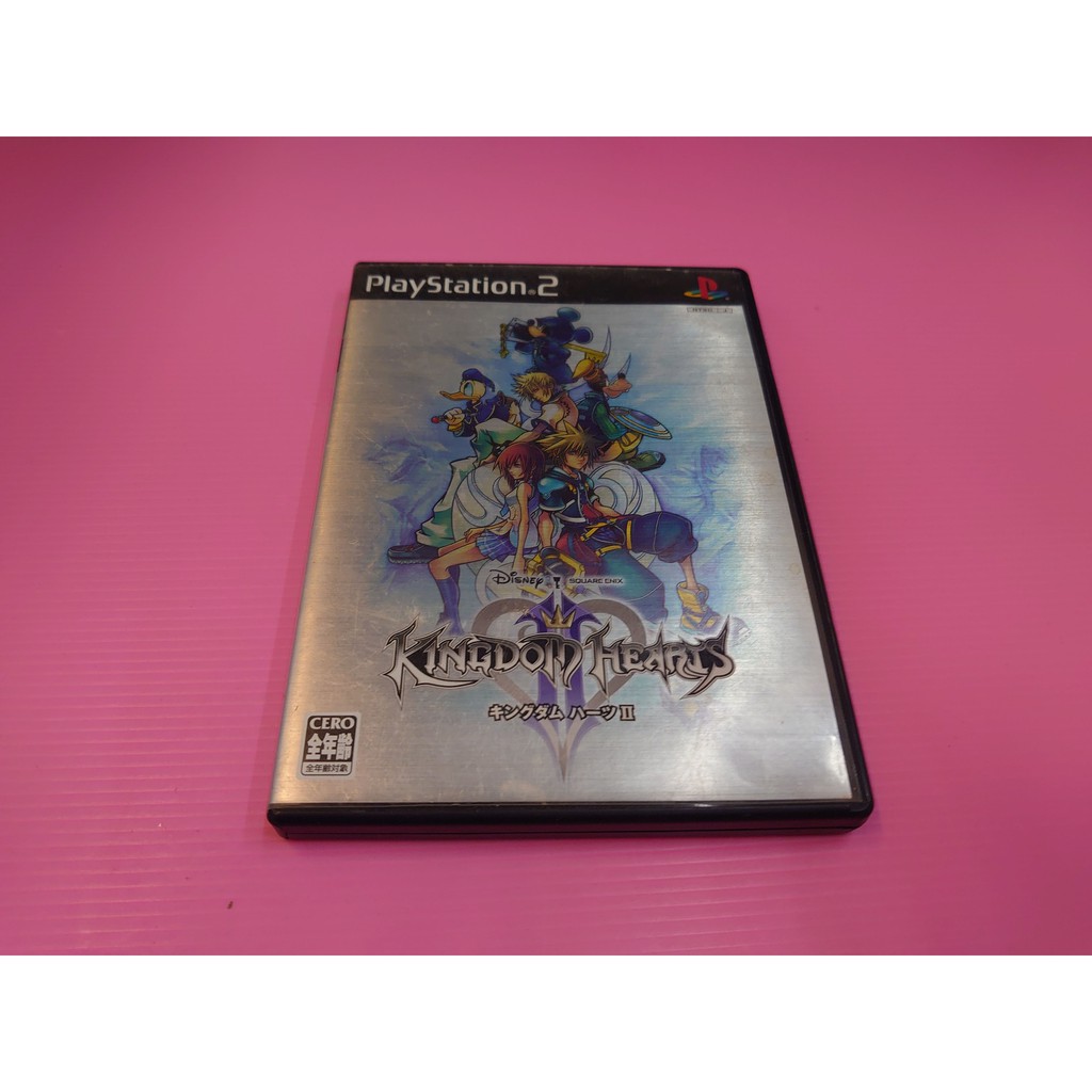 K 出清價! 網路最便宜 PS2 2手原廠遊戲片 王國之心2  KINGDOM HEARTS 王國之心 2 賣30而已