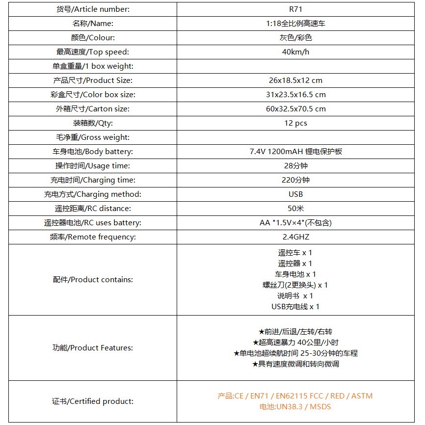跨境新款1 18全比例遙控車四驅越野時速40km H單電續航時間28分鐘 蝦皮購物