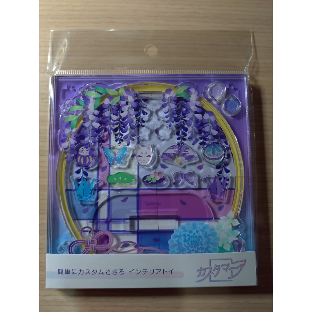 現貨 Customania 組立式壓克力立牌花色硝子和風花籠單售 藤 蝦皮購物
