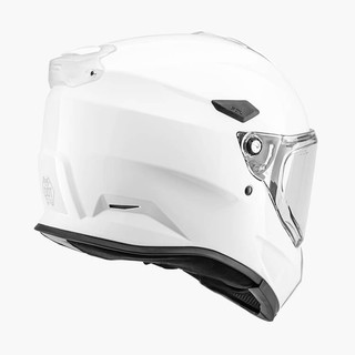 SOL SS2P SS-2P 安全帽 素色 素白 越野帽 全罩 內藏墨鏡 雙D扣 PC材質