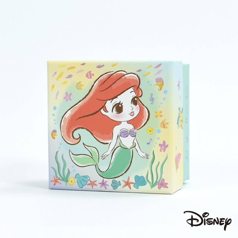 迪士尼 公主精裝禮物盒(小) 小美人魚 公主 貝兒 睡美人 灰姑娘 置物盒 包裝盒 收納 禮物 NP124 文具旗艦店