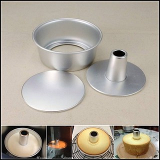 8吋活底戚風蛋糕模/中空模/ (平底+中空模) 8寸活底2用戚風蛋糕模~咕咕烘培~