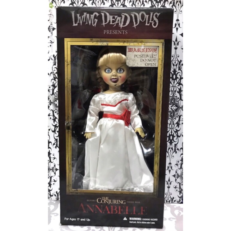 (卡司 正版現貨) 代理版 MEZCO LDD 安娜貝爾 10吋 可動 Annabelle 活死人娃娃系列