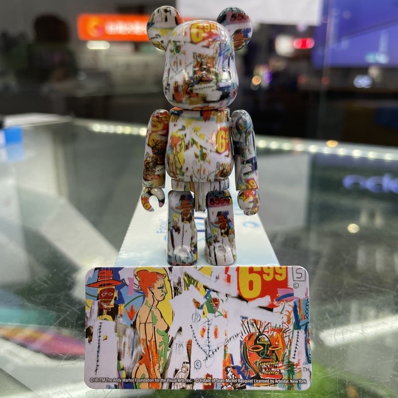 Be@rbrick Andy Warhol × JEAN-MICHEL BASQUIAT 100%42代