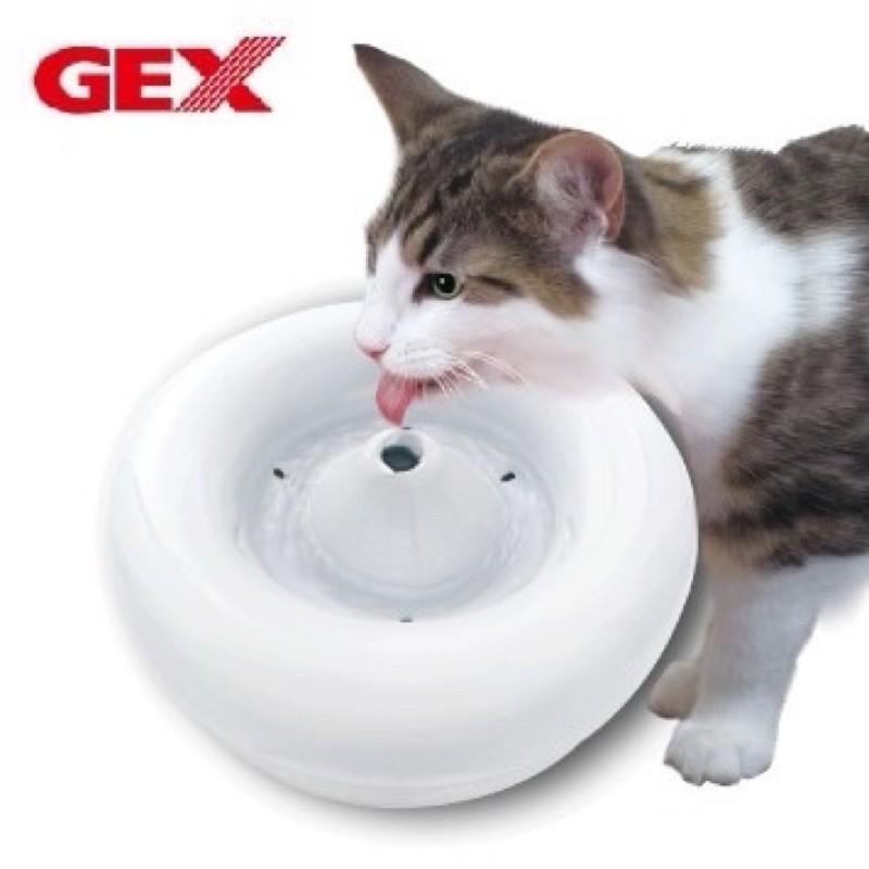 「買家預定」日本GEX 飲水器 陶瓷 貓用飲水機