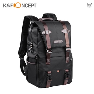 K&F CONCEPT KF13.092雙肩相機包 攝影揹包 可容納15.6寸電腦 可攜帶三腳架 帶防雨罩 黑色