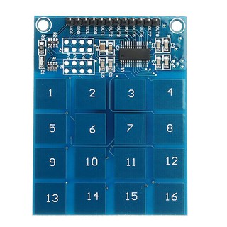 電容式觸控開關模組TTP229 16路 數位鍵盤觸摸感測器 Arduino 樹莓派及各開發板