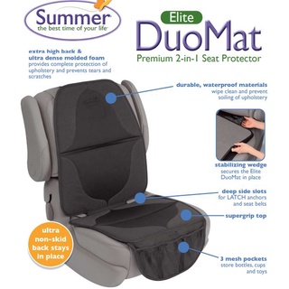 美國原裝 Summer Infant ELITE DuoMat Protector頂級2合一座椅保護墊(適用所有座椅)