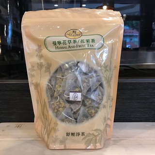 《曼寧花草茶》曼寧舒壓淨茶三角立體茶包40茶包/袋 無咖啡因