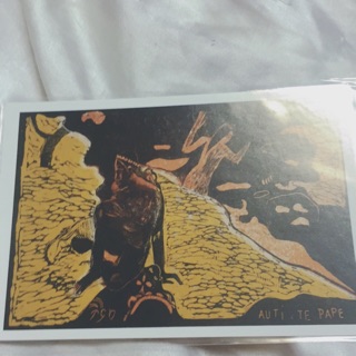 印象派大師Paul Gauguin 保羅高更 藝術明信片-經典作品auti te pape
