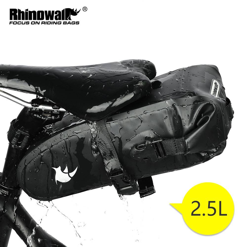 Rhinowalk 1.5L /2.5L 防水自行車包自行車馬鞍包騎行座包 MTB 公路維修工具包自行車尾包