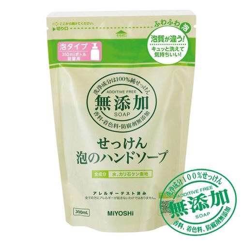 MIYOSHI 無添加泡沫洗手乳補充包300ml