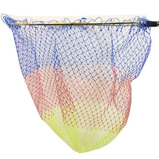 (中壢鴻海釣具) 白鯨 彩色磯用網+鋁框 1尺(細目) 玉網框+漁網30CM 釣魚撈網 (無柄) 釣魚裝備