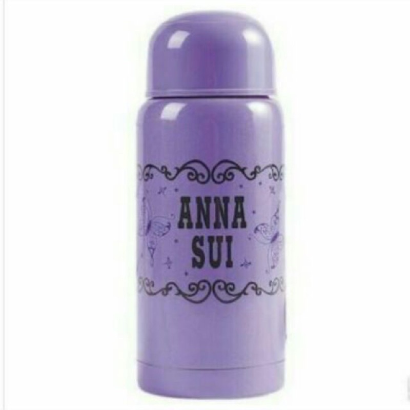 全新 ANNA SUI保溫瓶/保溫杯 水杯攜帶型 薰衣草紫色220ML
