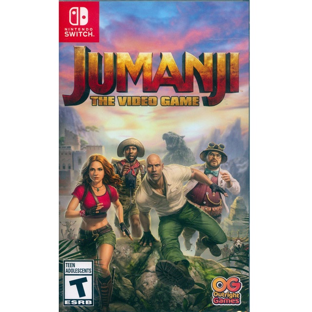 【AS電玩】全新現貨 NS Switch 野蠻遊戲 瘋狂叢林 Jumanji The Video Game 中英文版