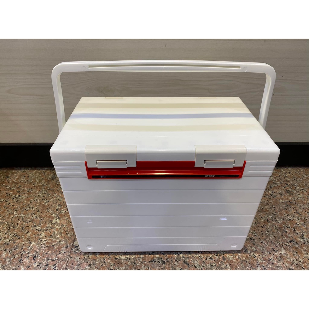 【漁樂商行】28L冰箱輕量(帶提把+背帶) 池釣冰箱 活餌冰箱 露營冰箱 釣魚冰箱