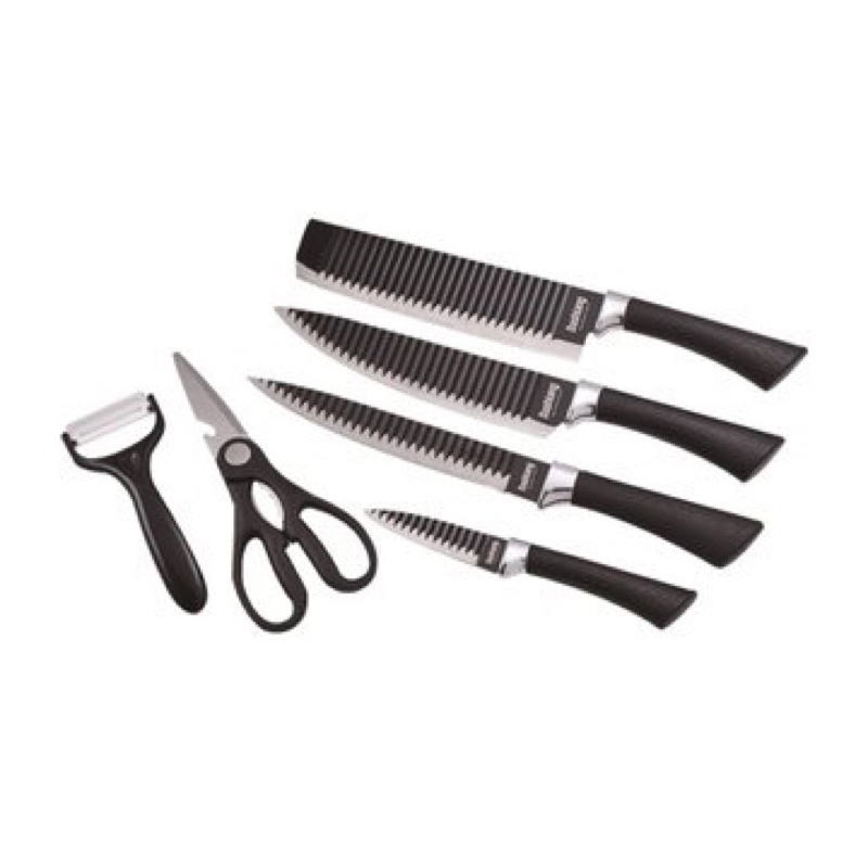 Dashiang 刀具六件組 DS-A1406鉬釩鋼刀具組 切菜刀 水果刀 切肉刀 削皮器