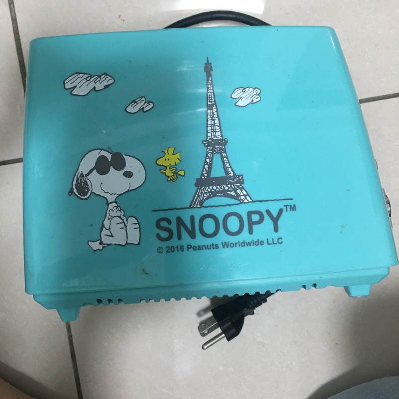 史努比 烤吐司機 SNOOPY巴黎鐵塔 絕版商品