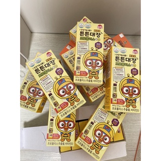 韓國 Pororo 蜂膠+D葡萄味15個 兒童維生素 vitamin D 果凍棒