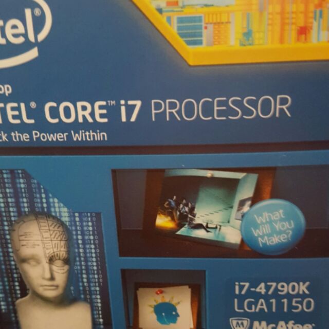 Intel i7 4790k 中央處理器 1150腳位