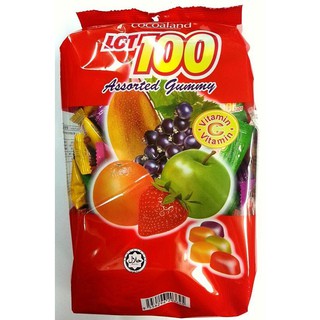 一百份綜合水果軟糖 100份綜合水果QQ糖 1000g 批發價 水果軟糖 綜合水果 (百分百) 滿額免運【達興食品】