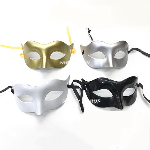 『台灣出貨』N102【素面簡約平光面具】萬聖節道具/歌劇面具/舞會面具/派對道具/復古面具