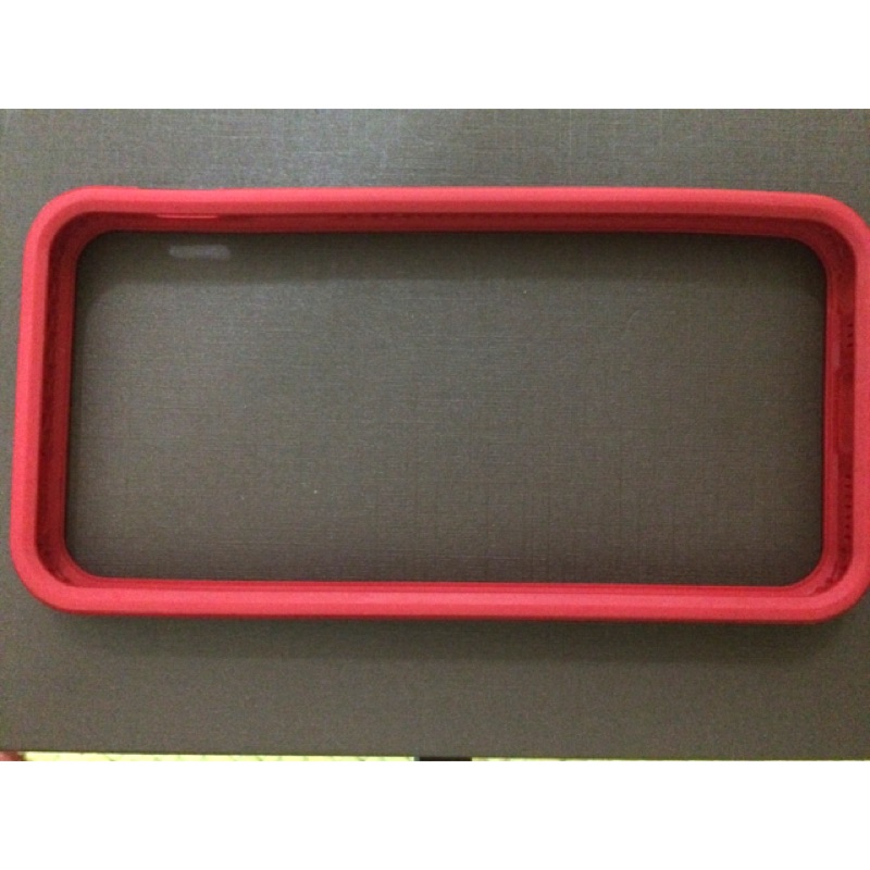 iPhone SE/5S 犀牛盾紅色邊框送背面保護貼