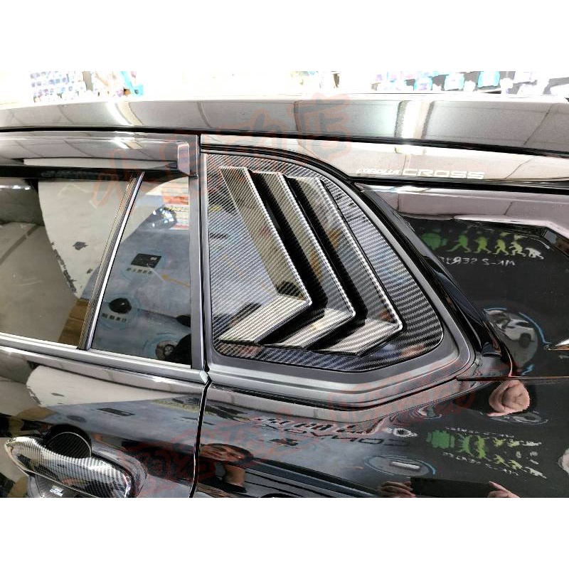 【小鳥的店】2021-2024 Corolla Cross 含GR版【三角窗飾板-碳纖】百葉窗 卡夢C柱框 車用配件改裝