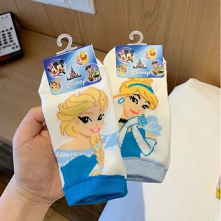 （現貨）韓國🇰🇷代購迪士尼公主童襪短襪12-15cm