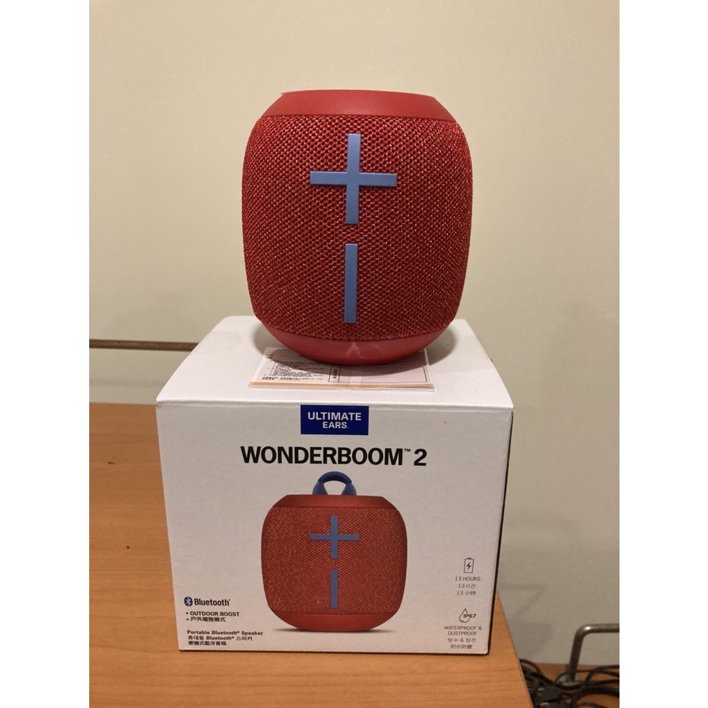 全新 Ultimate Ears 羅技 UE 便攜 藍牙喇叭 WONDERBOOM 2 藍芽喇叭 音響 電腦周邊