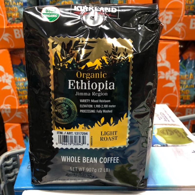 Costco 代購科克蘭有機衣索匹亞咖啡豆咖啡豆有機咖啡豆賣家大推 蝦皮購物