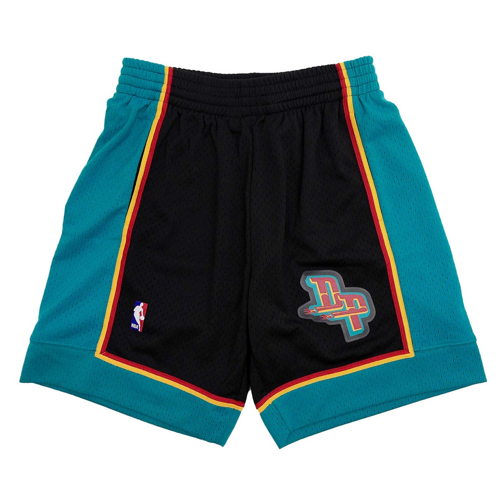 Mitchell & Ness Detroit Pistons 1988-99 黑 綠 活塞隊 短褲 M&N ACS