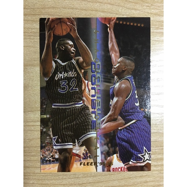 fleer 95-96 SHAQUILLE O'NEAL 特卡 nba 球員卡 魔術