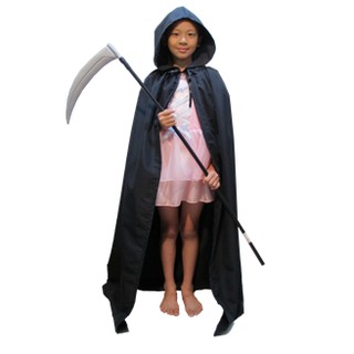 阿明小舖-萬聖節兒童衣服.萬聖節.聖誕節.服裝.派對.舞會.表演.道具.兒童.死神披風(大人&小孩)