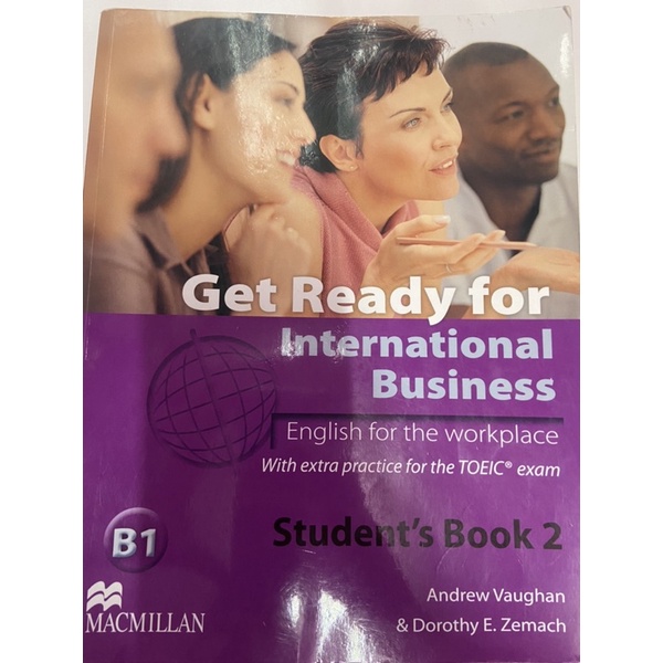 二手 Macmillan Get Ready for International Business  大學職場英文課本