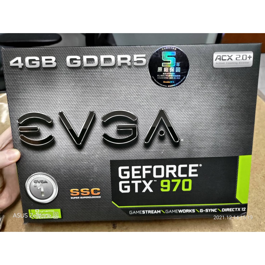 【二手商品】EVGA GTX 970 SSC 艾維克