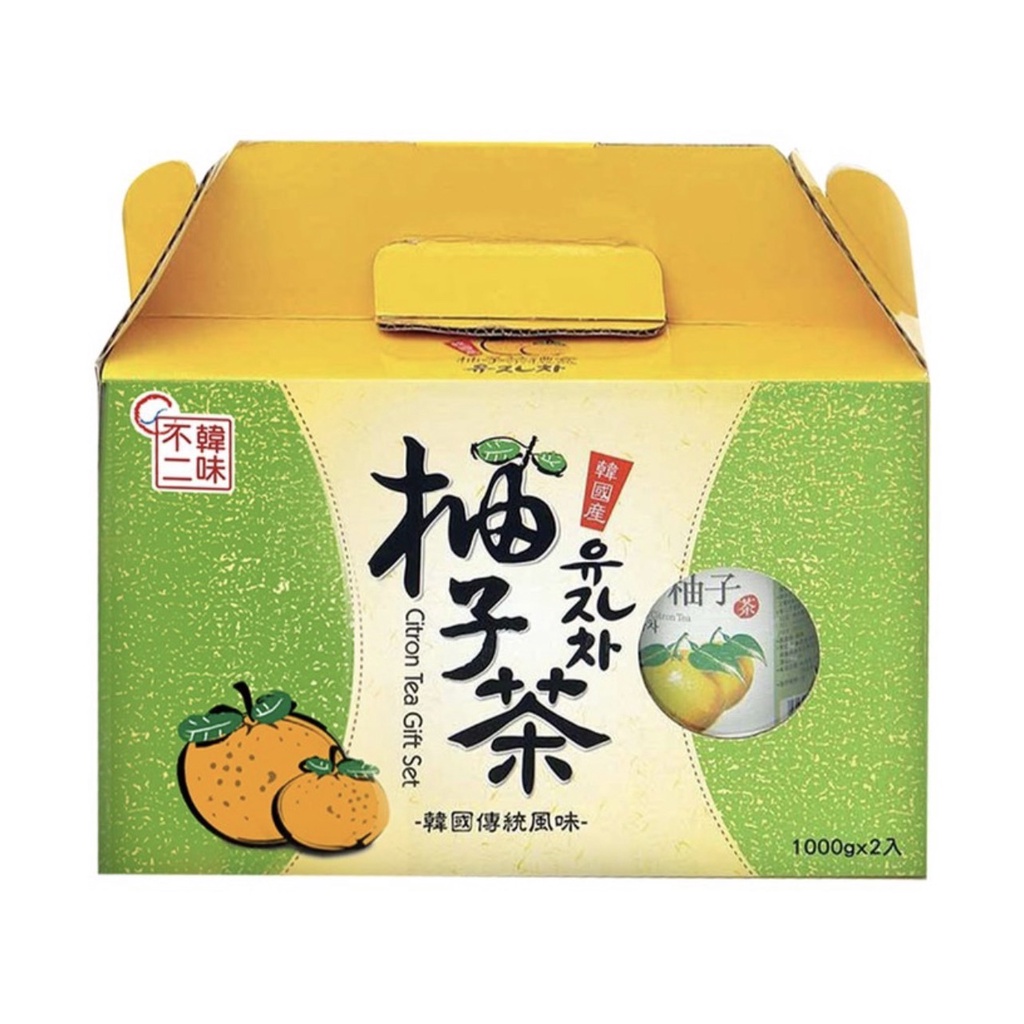 🍊好市多costco代購💥韓味不二柚子茶飲組 1公斤 X 2入