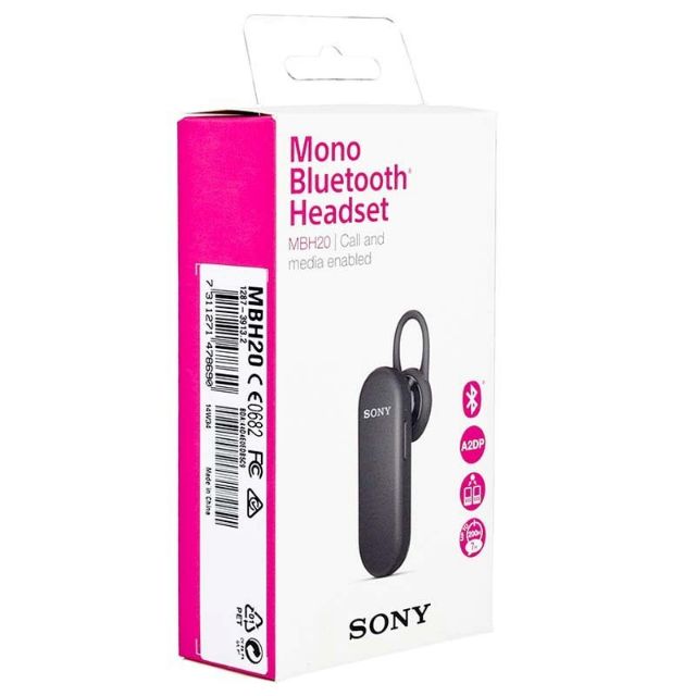 【貓蕊mëöw】Sony MBH20 藍牙 耳機 全新 Mono Bluetooth單聲道