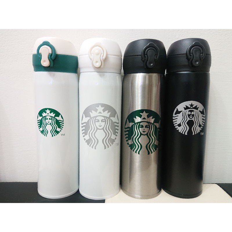 Starbucks 星巴克 500ml 304不鏽鋼保溫瓶 不銹鋼保溫瓶 彈跳瓶