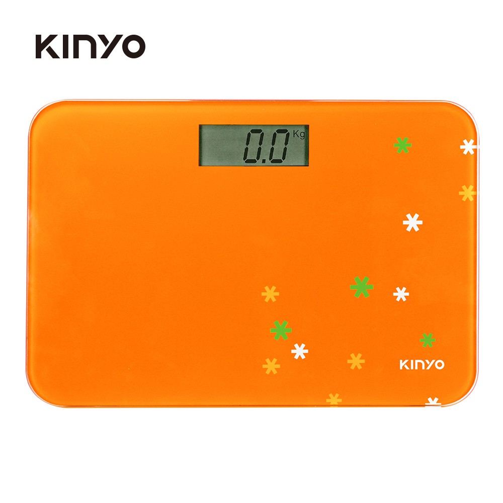 〖 KINYO 〗安全輕巧型電子體重計 (DS-6581) 強化玻璃 電子秤 圓角設計 準確測量 大型液晶數字 廠商直送