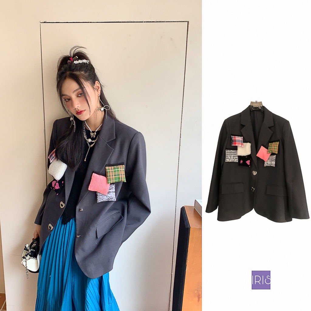 Iris Boutique IBAC761 lucky blazer 彩色可愛裝飾女士秋季外套