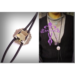 Antipas安提帕斯手工皮革--項鍊領繩夾Bolo tie