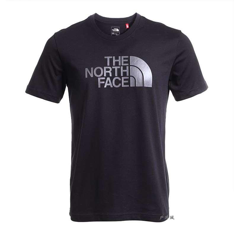 【The North Face】男 LOGO短袖T恤 黑