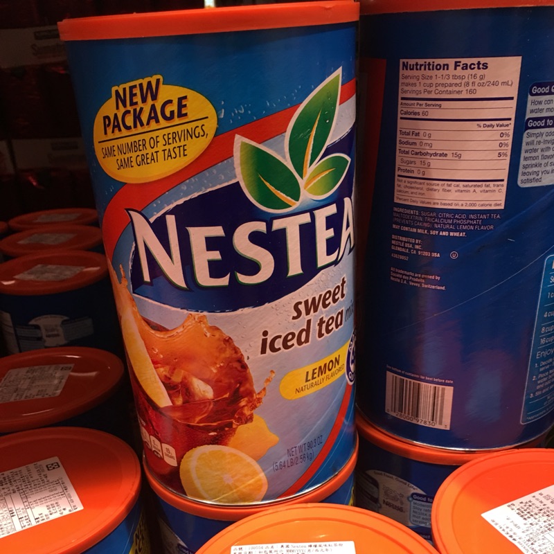 好市多 Costco代購 Nestea冰檸檬風味紅茶粉 檸檬紅茶粉