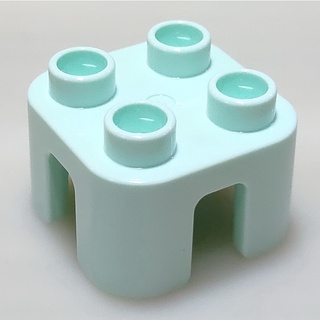【得寶Duplo】湖水綠 椅子 板凳 桌腳 支柱 家具 配件 大顆粒 積木 [樂高玩家★正版LEGO]